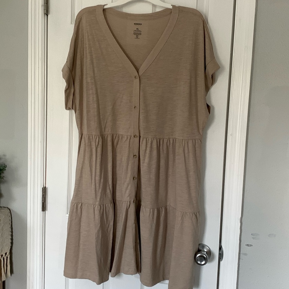 Tan/khaki dress